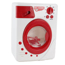 Mini Plastic Home Appliance Room/Kitchen Furniture Kids/Baby Pretend Play Creative Toy Educational - Washing Machine Red
