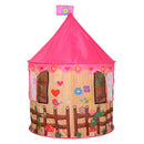 Foldable Princess Castle Play Tent, Pop Up Play House Tent Toy Nursery Hut Ocean Ball Pit Pool Indoor & Outdoor Developmental Toy Kids Pets Game