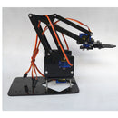 Professional DIY 4-Dof Tank Robot Mechanical Arm For Arduino 51 Learning Kits Science Toy