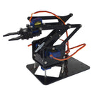 Professional DIY 4-Dof Tank Robot Mechanical Arm For Arduino 51 Learning Kits Science Toy