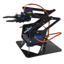 Professional DIY 4-Dof Tank Robot Mechanical Arm For Arduino 51 Learning Kits Science Toy