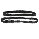 2 Pieces Black 66cm Robot Modified Replacement Rubber Track DIY RC Car Drive Parts Kids Toy Educational