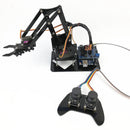 DIY Robot 4-Dof Robot PS2 Handle & Circuit Kits Mechanical Arm For Arduino Learning Science Toy Educative