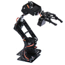 Deluxe DIY 6 Degree of Freedom Robotic Arm Circuit Kits for Arduino Learn & Teach Students Study