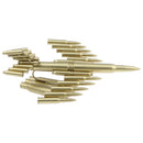 Creative Aircraft Plane Meatl Model Made of Shells Casings Shaped Jet Airplane Statue Model Toy Collectibles