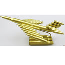 Creative Aircraft Plane Meatl Model Made of Shells Casings Shaped Jet Airplane Statue Model Toy Collectibles