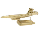 Creative Aircraft Plane Meatl Model Made of Shells Casings Shaped Jet Airplane Statue Model Toy Collectibles