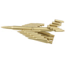 Creative Aircraft Plane Meatl Model Made of Shells Casings Shaped Jet Airplane Statue Model Toy Collectibles