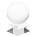 100mm Clear Crystal Ball Decorative Ball Art Decor Photography Prop No Stand