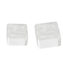 Clear Square Crystal Display Stand Holder For 70-80mm Crystal Ball Sphere Globe