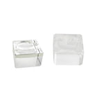 Clear Square Crystal Display Stand Holder For 70-80mm Crystal Ball Sphere Globe