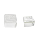 Clear Square Crystal Display Stand Holder For 70-80mm Crystal Ball Sphere Globe