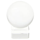 Clear Square Crystal Display Stand Holder For 70-80mm Crystal Ball Sphere Globe