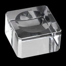 Clear Square Crystal Display Stand Holder For 40-60mm Crystal Ball Sphere Globe