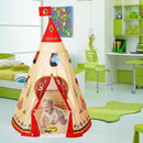 Foldable Kids Girls Conical Teepee Tent Play Tent For Indoor & Outdoor Play