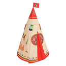 Foldable Kids Girls Conical Teepee Tent Play Tent For Indoor & Outdoor Play