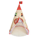 Foldable Kids Girls Conical Teepee Tent Play Tent For Indoor & Outdoor Play