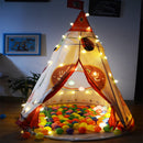 Foldable Kids Girls Conical Teepee Tent Play Tent For Indoor & Outdoor Play