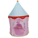 Folding Printed Mongolia Pop Up Playhouse Princess Castle Tent Ball Pit Kids Summer Camping Hiking Toy Pink