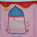 Folding Printed Mongolia Pop Up Playhouse Princess Castle Tent Ball Pit Kids Summer Camping Hiking Toy Pink