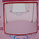 Folding Printed Mongolia Pop Up Playhouse Princess Castle Tent Ball Pit Kids Summer Camping Hiking Toy Pink