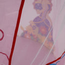 Folding Printed Mongolia Pop Up Playhouse Princess Castle Tent Ball Pit Kids Summer Camping Hiking Toy Pink