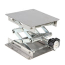 Stainless Steel Lift Platform Lab Jack Scissor Stand Platform 100*100*150mm