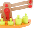 Wooden Balance Scale Weights Preschool Learning Toy Gift for Kids Children
