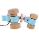 Cute Cartoon Elephant Wooden Walk ALong Pull Walking Toy For Baby Toddler