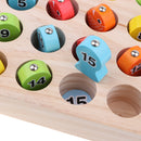1-15 Numbers Wooden Magnet Digital Fishing Game Creative Cognition Educational Toy Play Fun