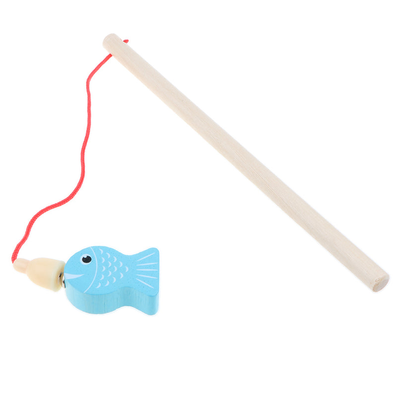 1-15 Numbers Wooden Magnet Digital Fishing Game Creative Cognition Educational Toy Play Fun