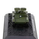 1/72th Soviet 1932 T-26 Double Turreted Tank Army Vehicle Model Playset with Base Collection Toy