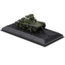 1/72th Soviet 1932 T-26 Double Turreted Tank Army Vehicle Model Playset with Base Collection Toy