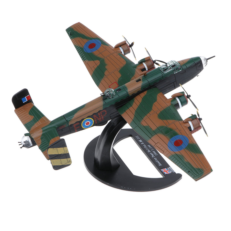 1/144 Alloy Diecast Warplane Model - British Handley Page Halifax B Mk III 1944 Bomber - WWII Airforce Aircraft Plane Model Kids Toy Soldier