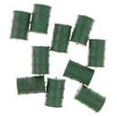 10pcs Army Base Model Plastic Toy Soldiers Army Men Accessories- Oil Barrel