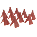 10pcs Army Base Model Plastic Toy Soldiers Army Men Accessories- Tent