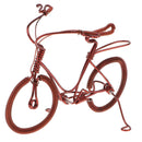 Handmade Aluminium Wire Mountain Bike Decorative Bicycle Model Art Decoration, 6.7''L x 2''W x 4''H