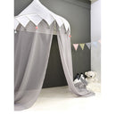Kids Bed Canopy, Children Hanging Play Tent Mosquito Net for Kids Baby Room Decoration - Gray, 57''D x 28''H