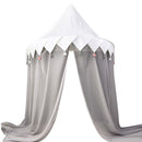 Kids Bed Canopy, Children Hanging Play Tent Mosquito Net for Kids Baby Room Decoration - Gray, 57''D x 28''H