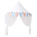 Kids Bed Canopy, Children Hanging Play Tent Mosquito Net for Kids Baby Room Decoration - White, 43''D x 20''H