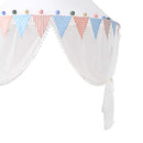 Kids Bed Canopy, Children Hanging Play Tent Mosquito Net for Kids Baby Room Decoration - White, 43''D x 20''H