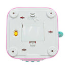Plastic Electronic Vintage Telephone Landline Kids Pretend Play Early Educational Toy Birthday Gift - Pink