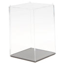 10x10x16cm Transparent Display Show Case With Black Base For Figures Model