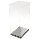 14x19x34cm Transparent Display Show Case With Black Base For Figures Model