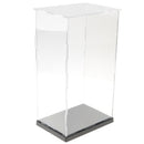 14x19x34cm Transparent Display Show Case With Black Base For Figures Model