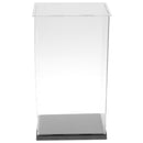 14x19x34cm Transparent Display Show Case With Black Base For Figures Model