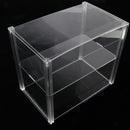 9 x 5.9 x 7.8 inch Double-deck Model Display Case Anti-Dust Protection Display Box for Model Figures