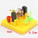 Novel DIY Motor Fan Model - Physics Electrical Experiment Discovery Electromagnetism Educational Toy Teaching Aids