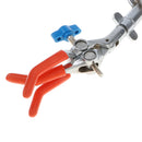Three Finger Lab Condenser Clamp, Rubber-Coated Head (Maximum Opens to 90mm)