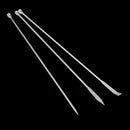 3Pcs Stainless Steel Micro Medicine Spoon Micro Spoon Spatula, 22cm Length